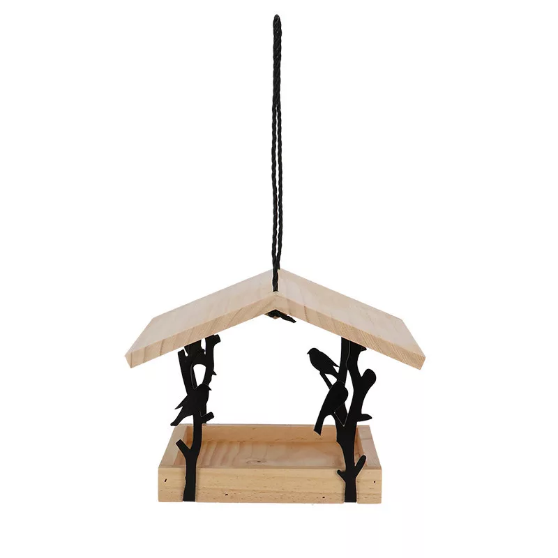 Esschert Design Felakasztható madáretető lézervágott madár mintával - Image 3