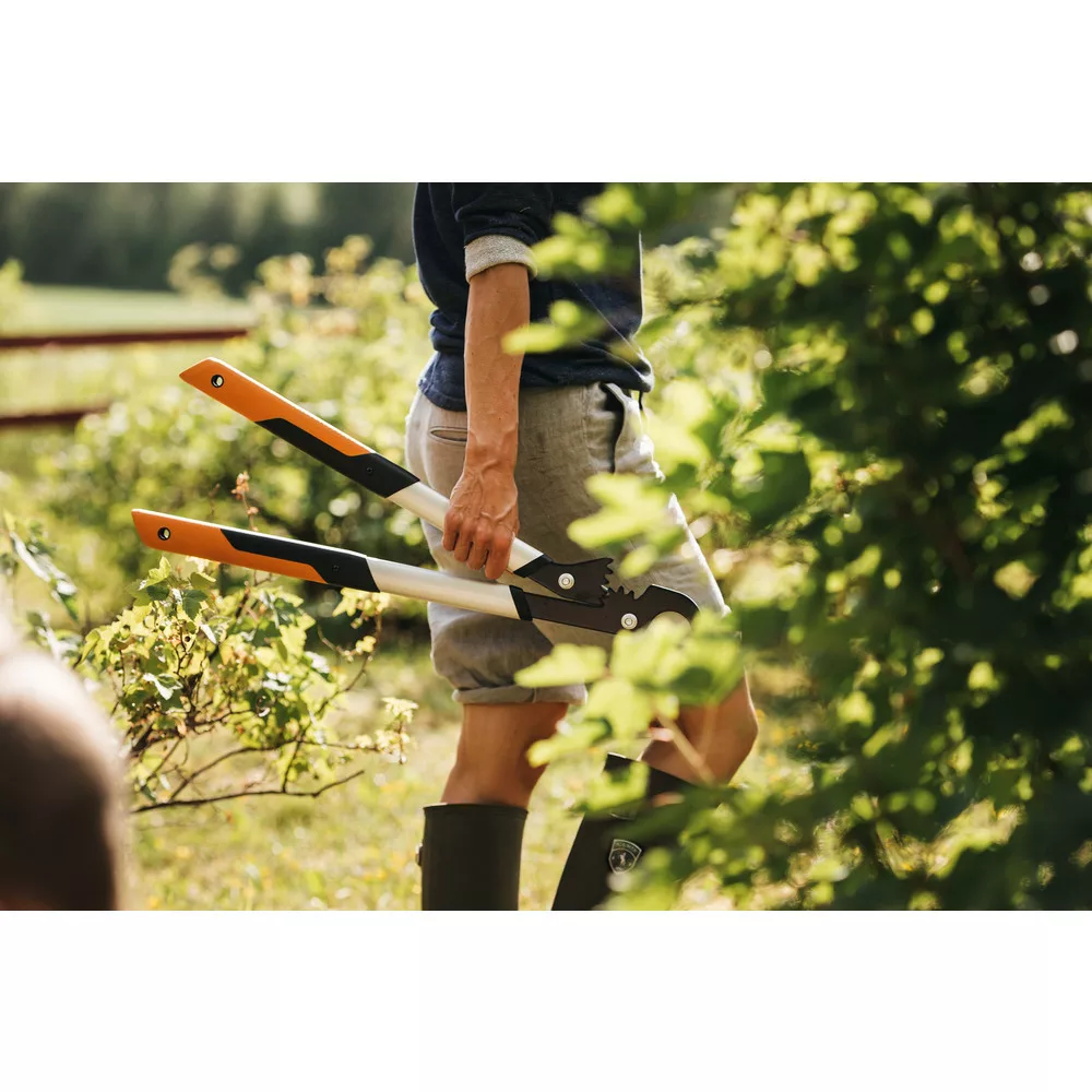 FISKARS PowerGearX fém fogaskerekes ágvágó, horgos pengével (S) LX92 - Image 6
