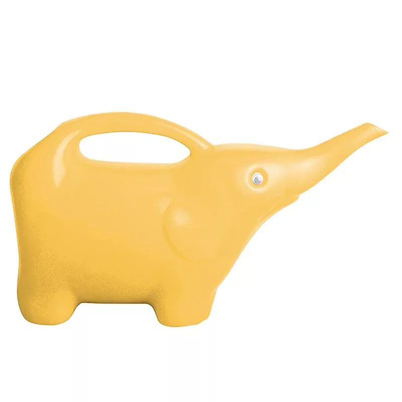 Esschert Design Sárga elefánt locsolókanna, 1,5 literes
