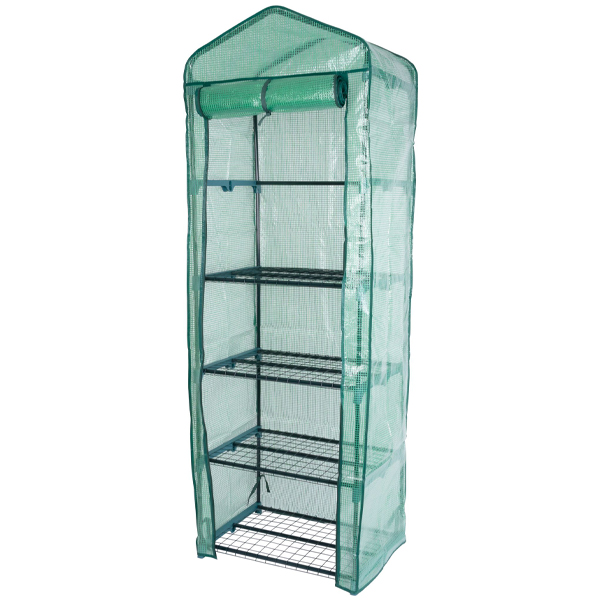 Strend Pro Greenhouse fóliasátor polccal 200x70x50 cm - Image 3