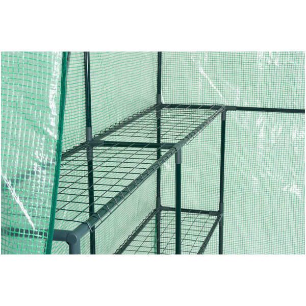 Strend Pro Greenhouse fóliasátor polccal 193x142x142 cm - Image 3