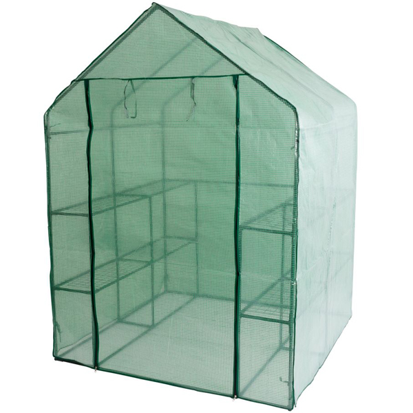 Strend Pro Greenhouse fóliasátor polccal 193x142x142 cm