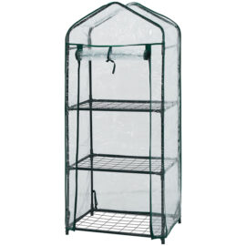 Strend Pro Greenhouse fóliasátor polccal 59,8x39x126 cm