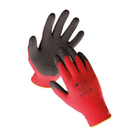 Nylonszálas kesztyű latex bevonattal 9-es – „L”