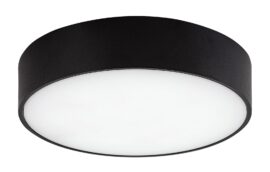 Rábalux Tartu kültéri mennyezeti lámpa LED 18W fekete kerek