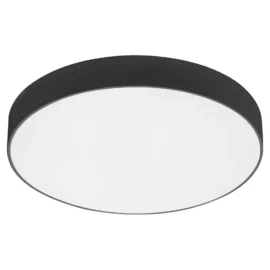 Rábalux Tartu kültéri mennyezeti lámpa LED 24W fekete kerek