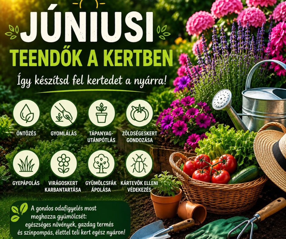 Read more about the article Júniusi teendők a kertben – így készítsd fel kertedet a nyárra