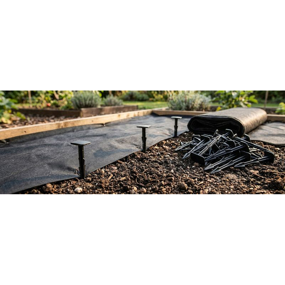 Rögzítő tüske geotextíliához fekete 11,7 cm 50 db/csomag - Image 5