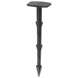 Rögzítő tüske geotextíliához fekete 11,7 cm 50 db/csomag
